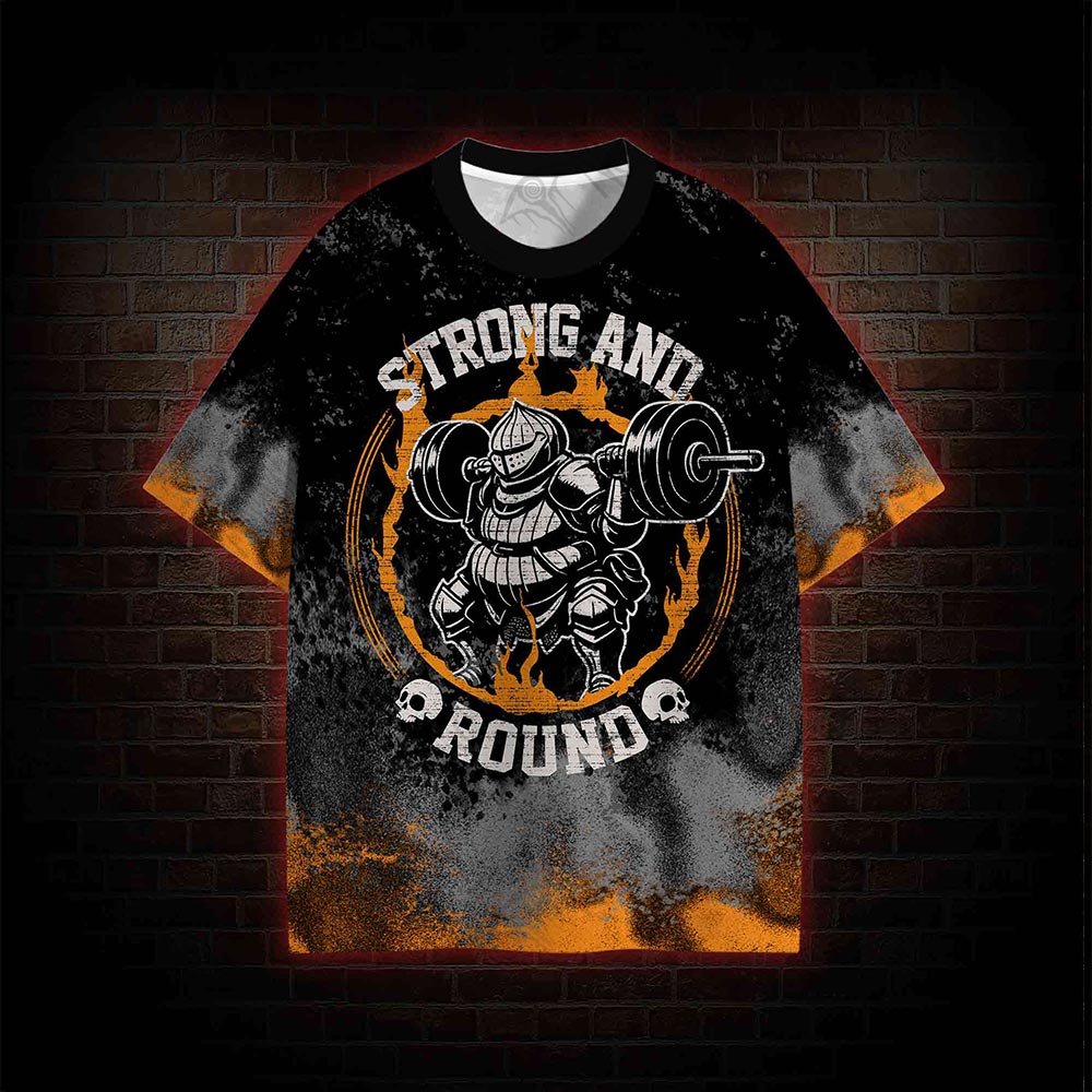 Strong and Round Graphic T-shirt