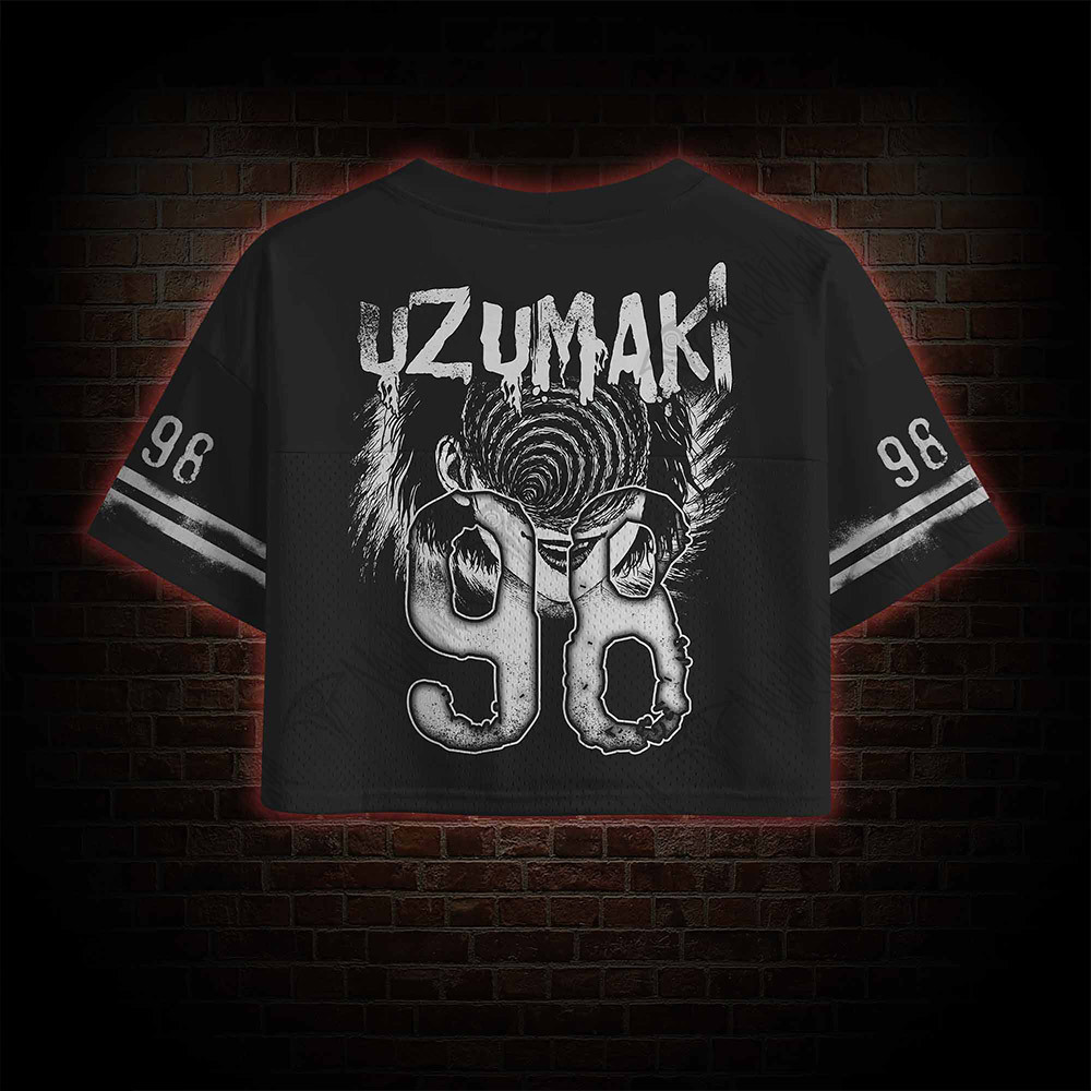 Horror Eyeball Crop Sports Jersey