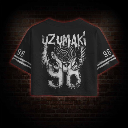 Horror Eyeball Crop Sports Jersey