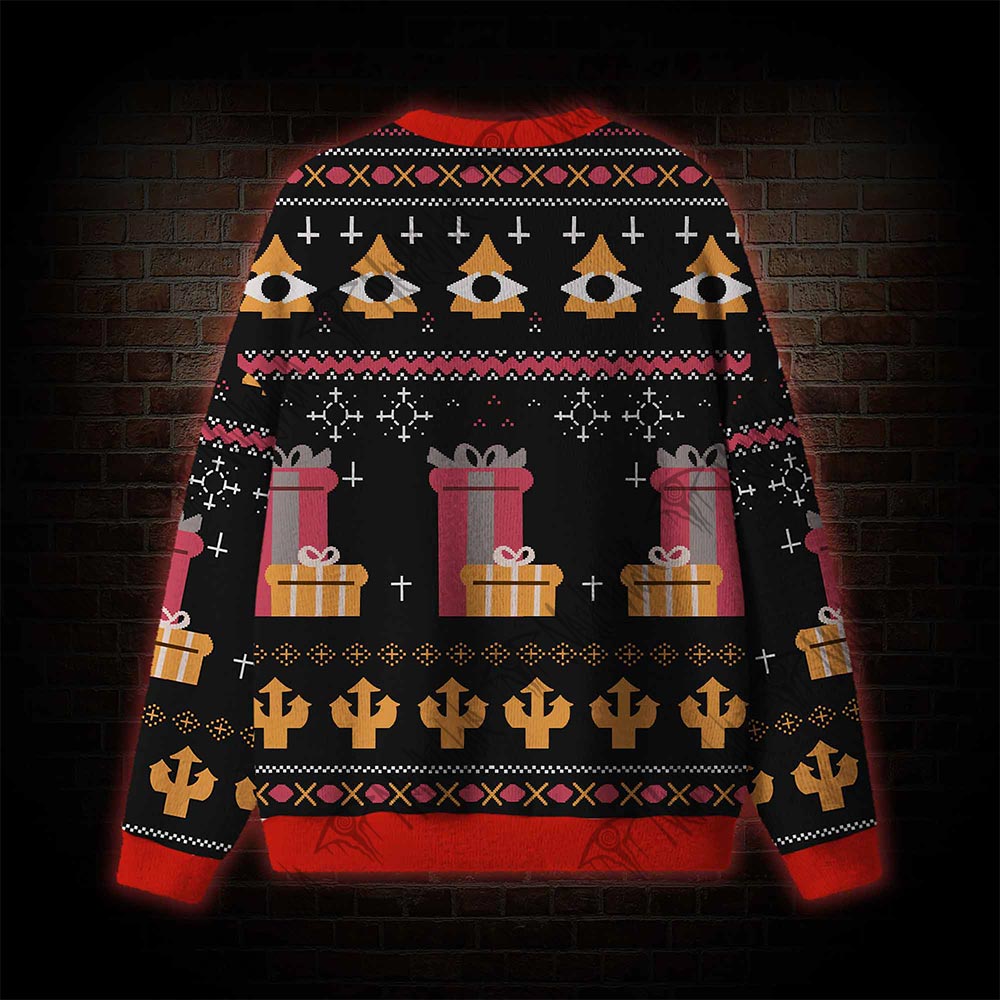 Satan Claus Ugly Sweatshirt