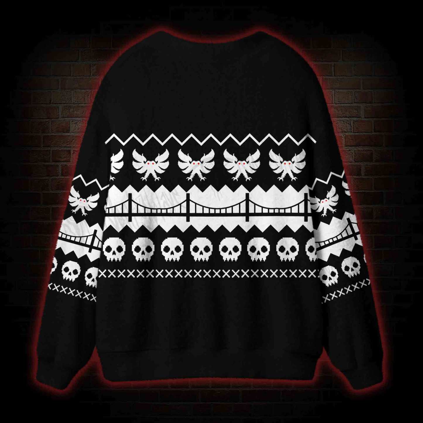 Mothman Cardigan Sweater