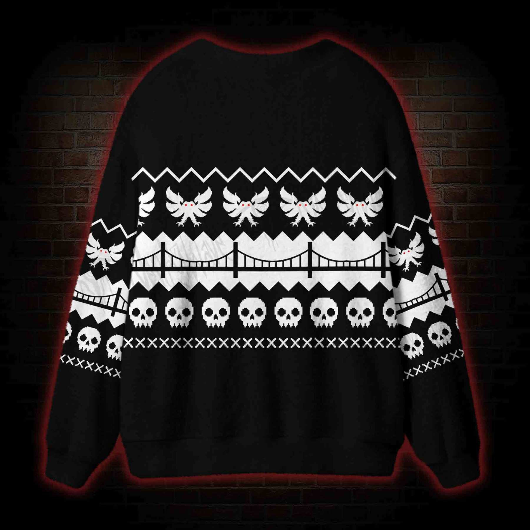 Mothman Cardigan Sweater