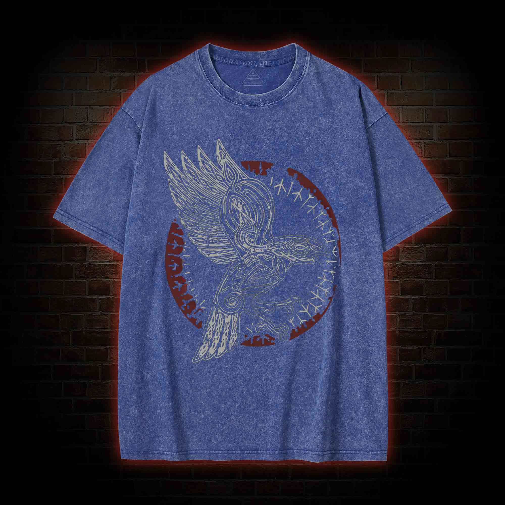 Odin's Raven Washed T-shirt