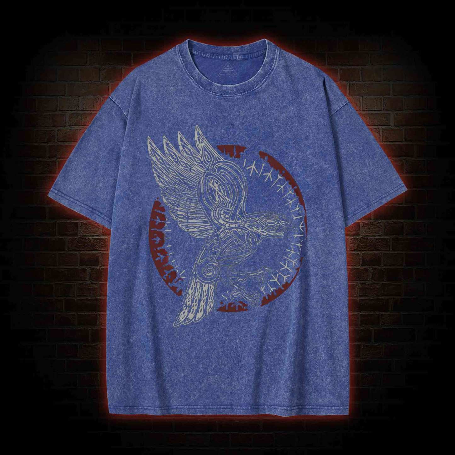 Odin's Raven Washed T-shirt