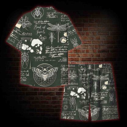 Retro Insects Lightweight Hawaiian Shirt