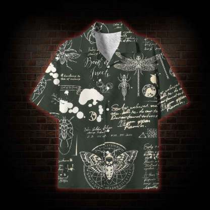 Retro Insects Lightweight Hawaiian Shirt