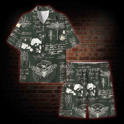 Retro Insects Lightweight Hawaiian Shirt