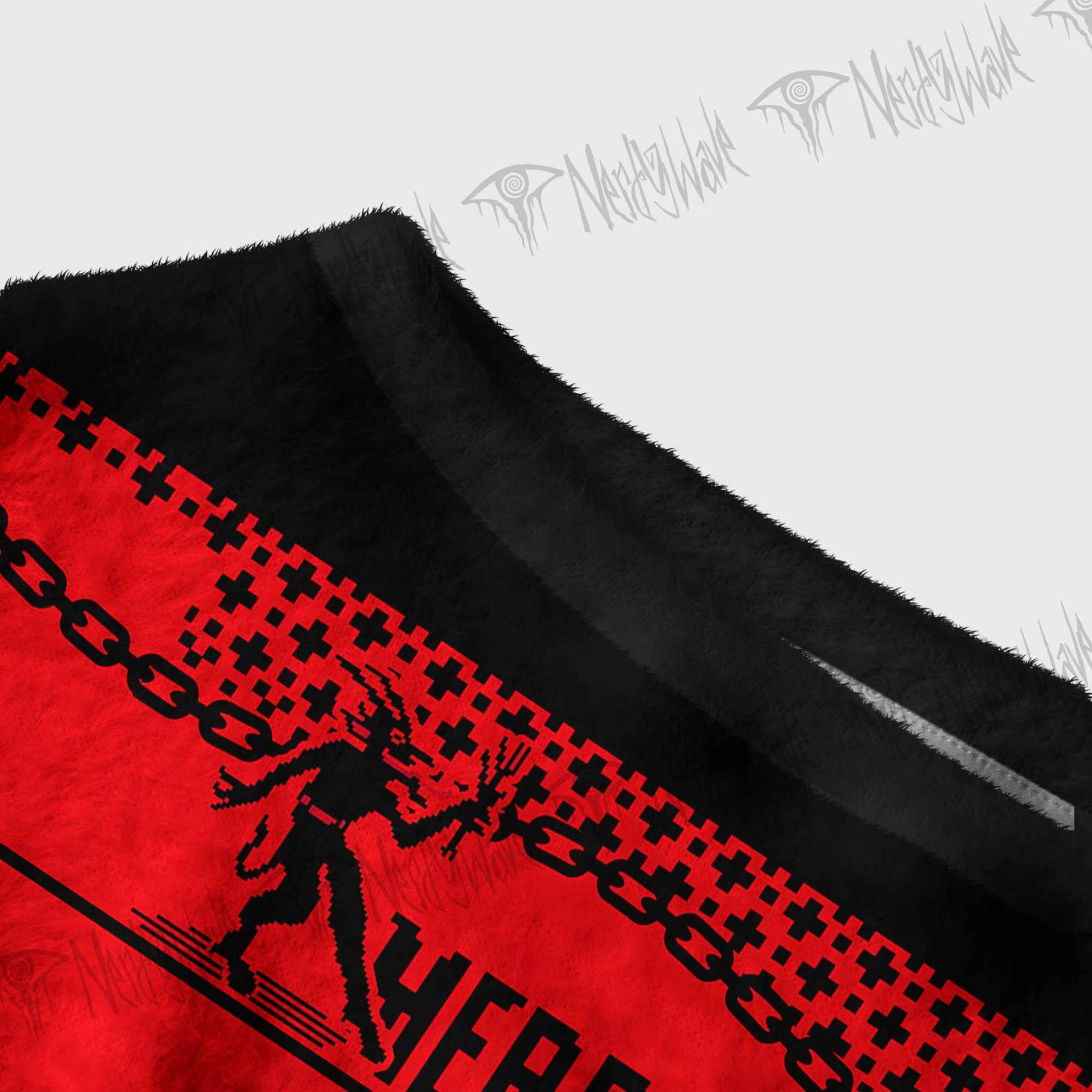 Merry Krampus Naughty Brats Off Shoulder Ugly Sweater