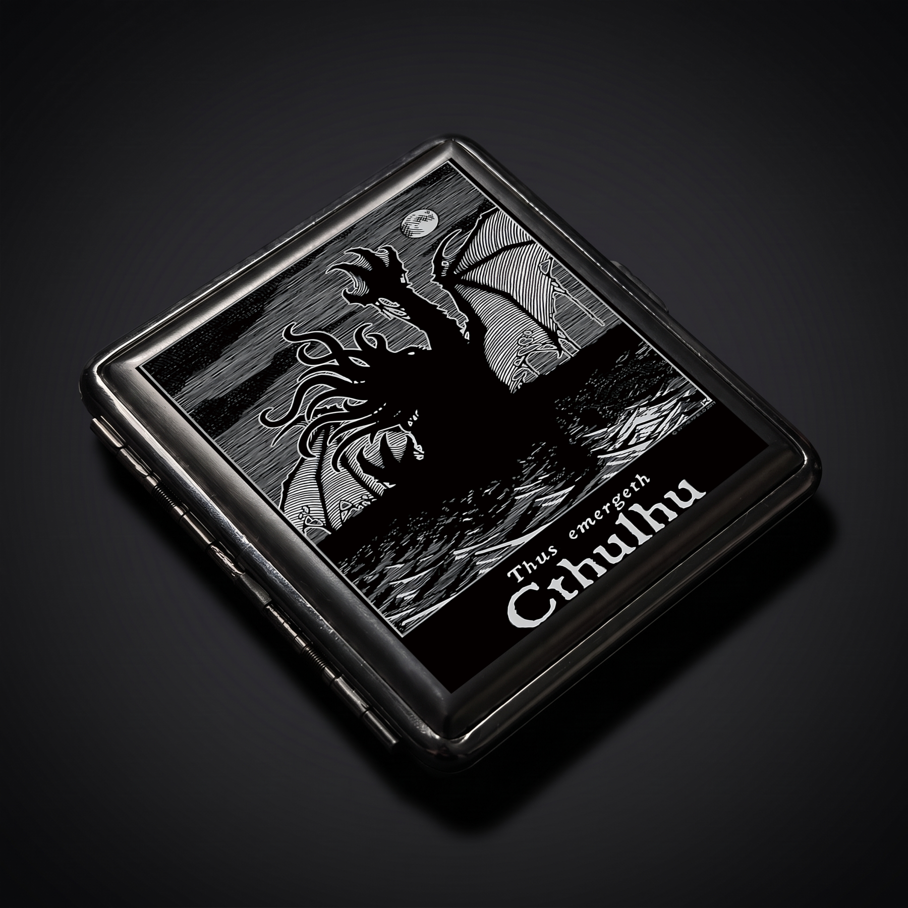 Thus Emergeth Cthulhu Compressed Cigarette Box