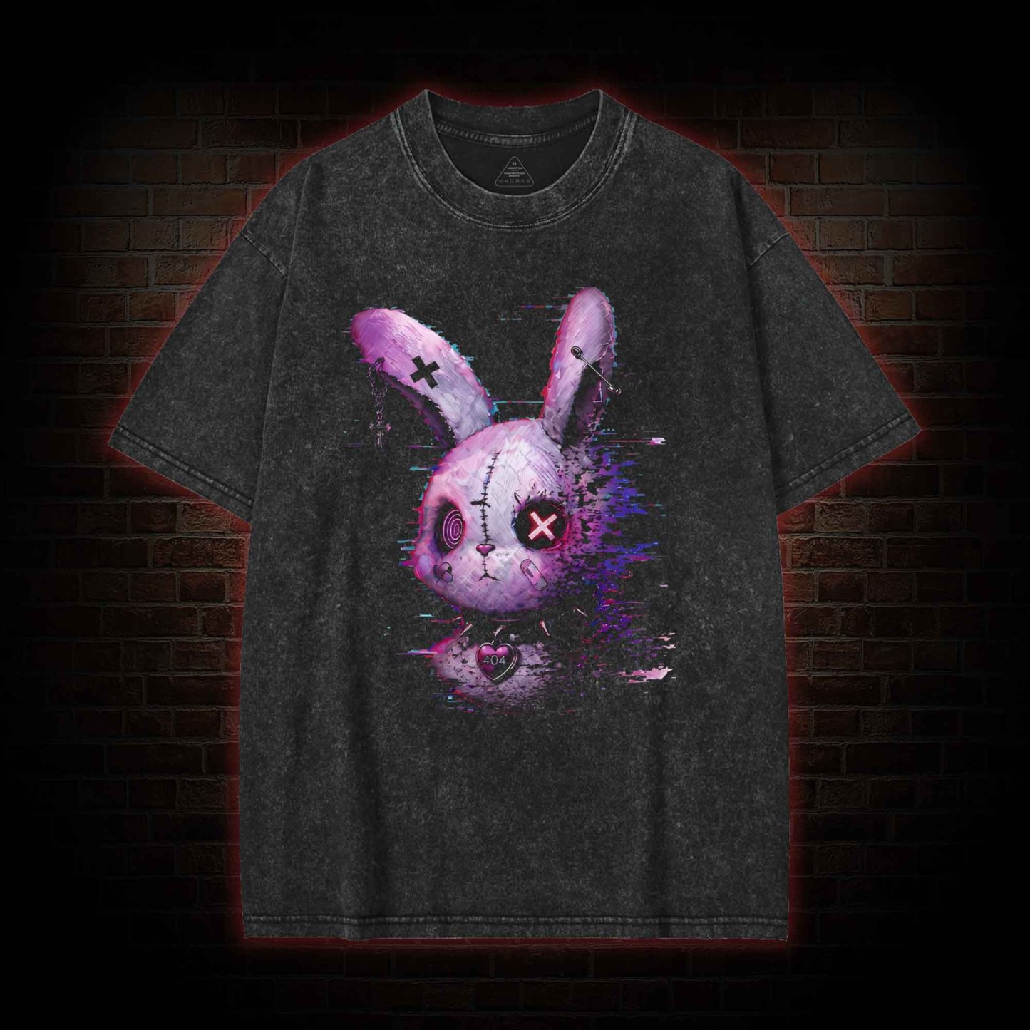 Error 404 Washed T-shirt