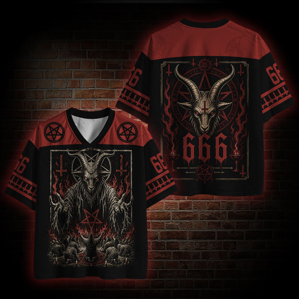 Baphomet Aesthetic Mesh Jersey