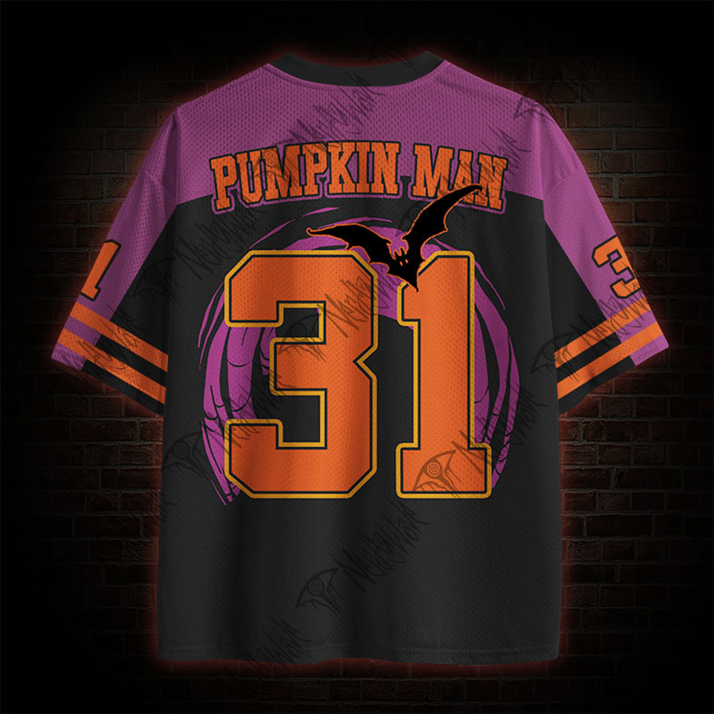 Pumpkin Man 31 Horror Mesh Jersey