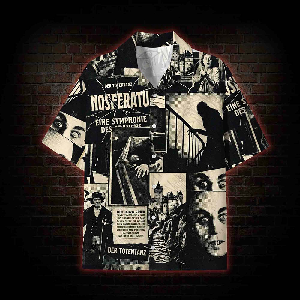 Nosferatu Lightweight Hawaiian Shirt