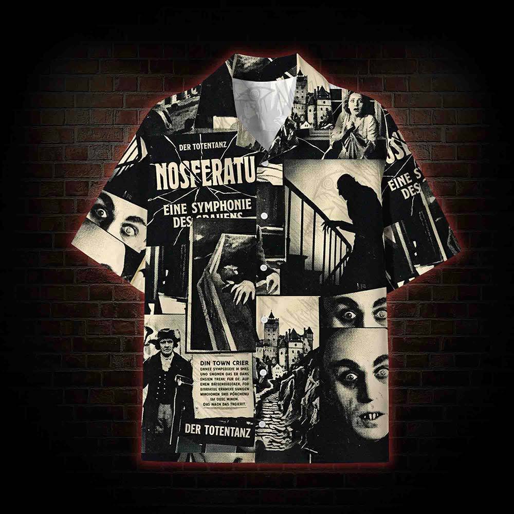 Nosferatu Lightweight Hawaiian Shirt