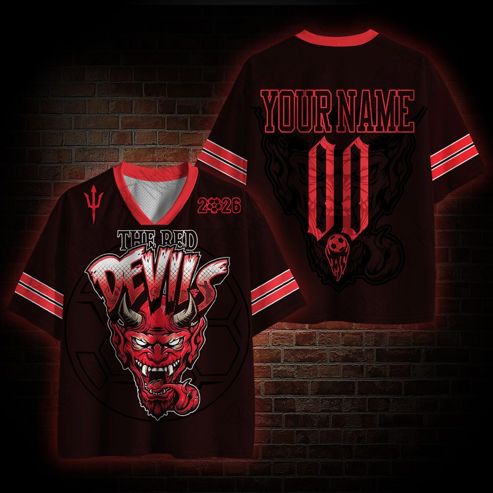 Personalized the Red Devils Mesh Jersey