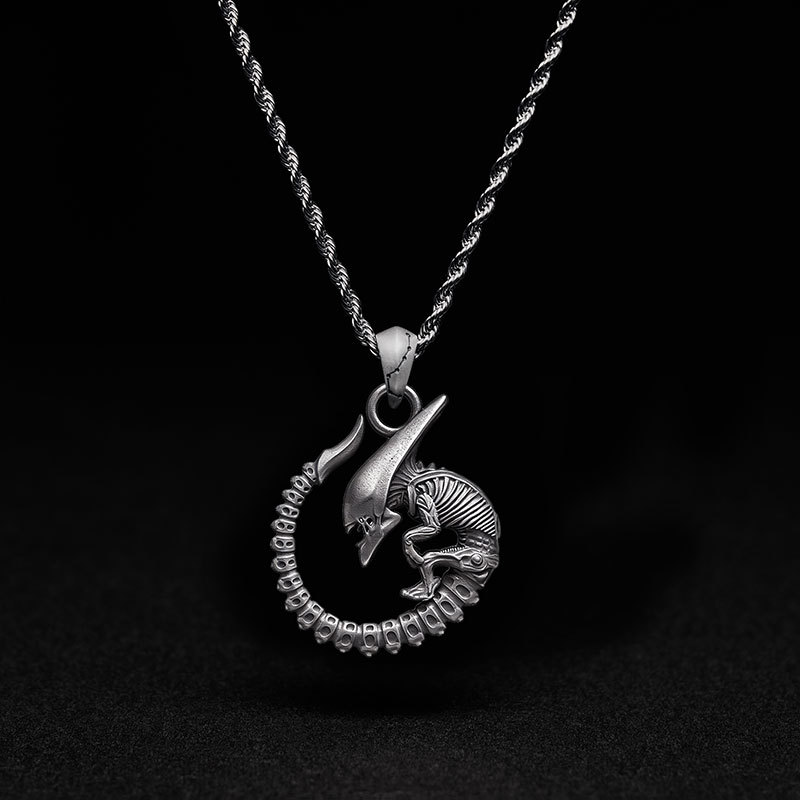 Alien Sigil Sculptural Necklace