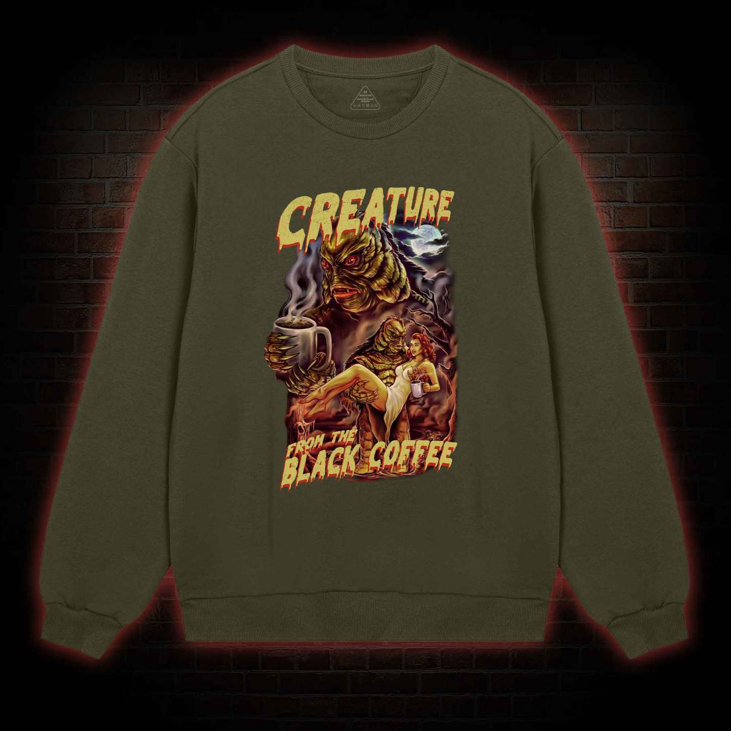 Creature From The Black Coffee Sweatshirt