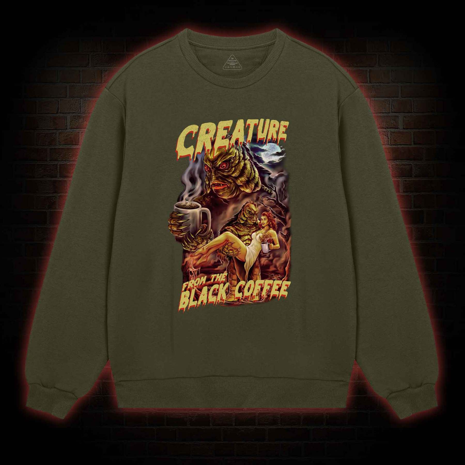 Creature From The Black Coffee Sweatshirt