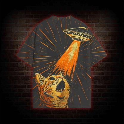 UFO Cat All Over Print T-shirt