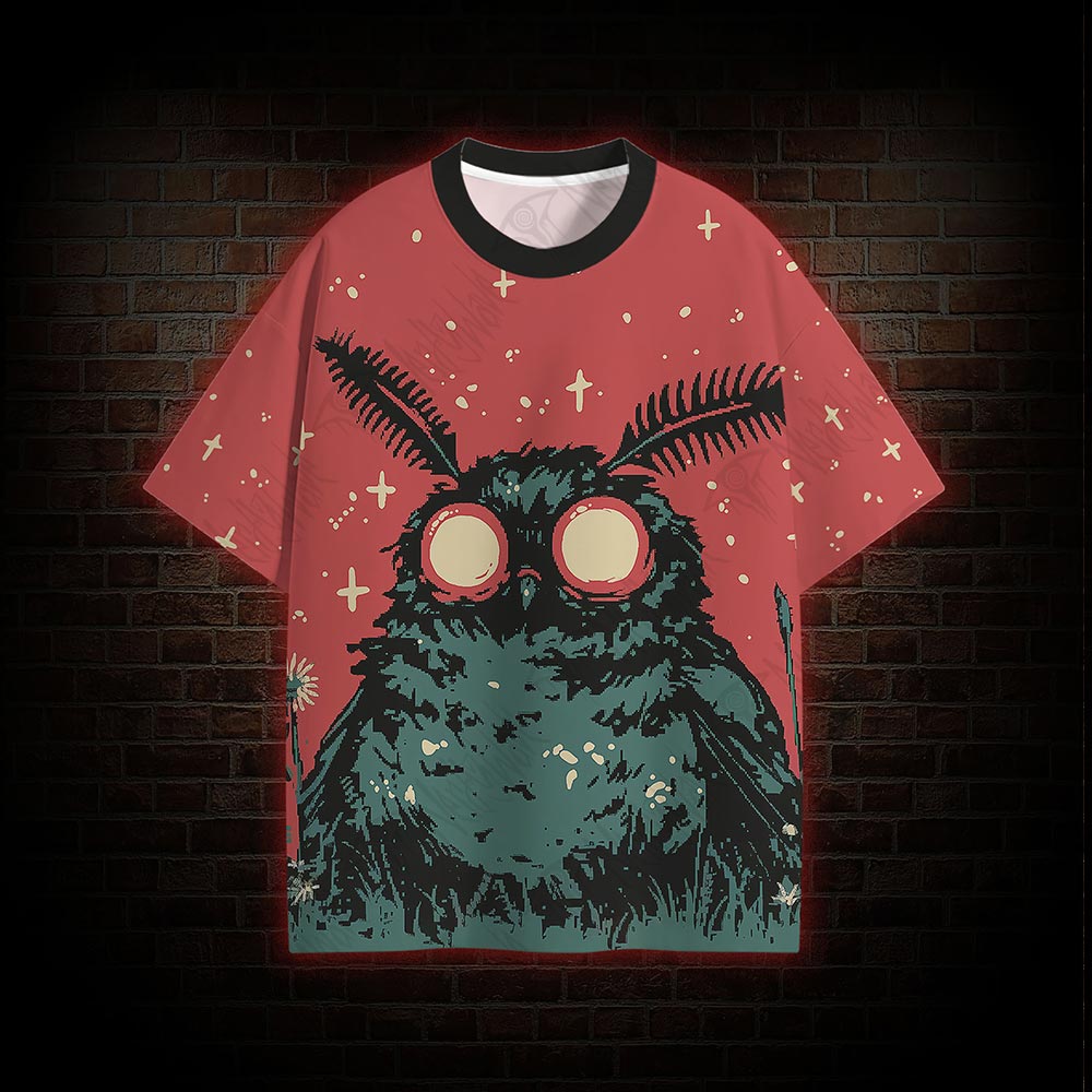Mothman Cryptid Graphic T-shirt