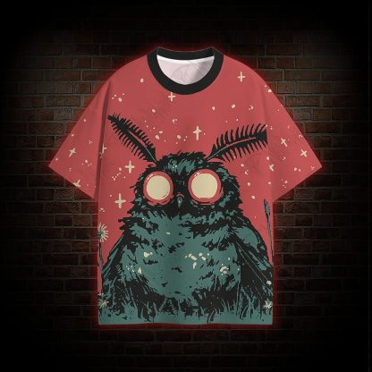 Mothman Cryptid Graphic T-shirt
