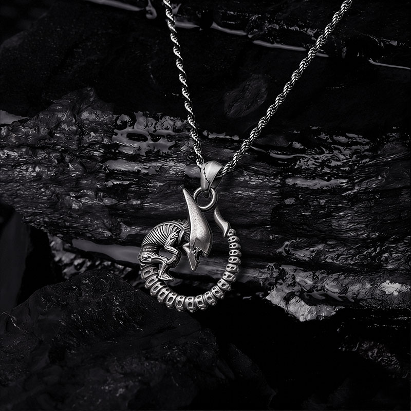 Alien Sigil Sculptural Necklace