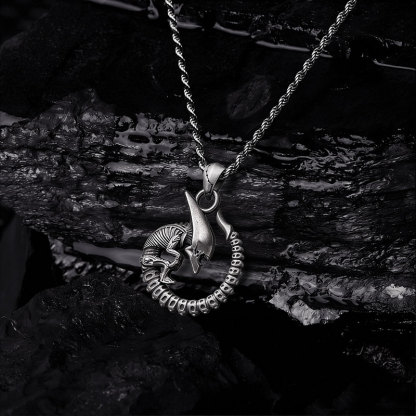 Alien Sigil Sculptural Necklace