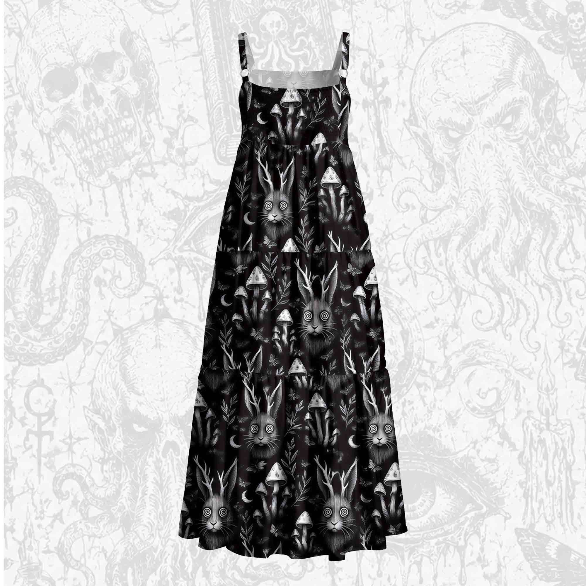 Jackalope Wide Straps Maxi Dress