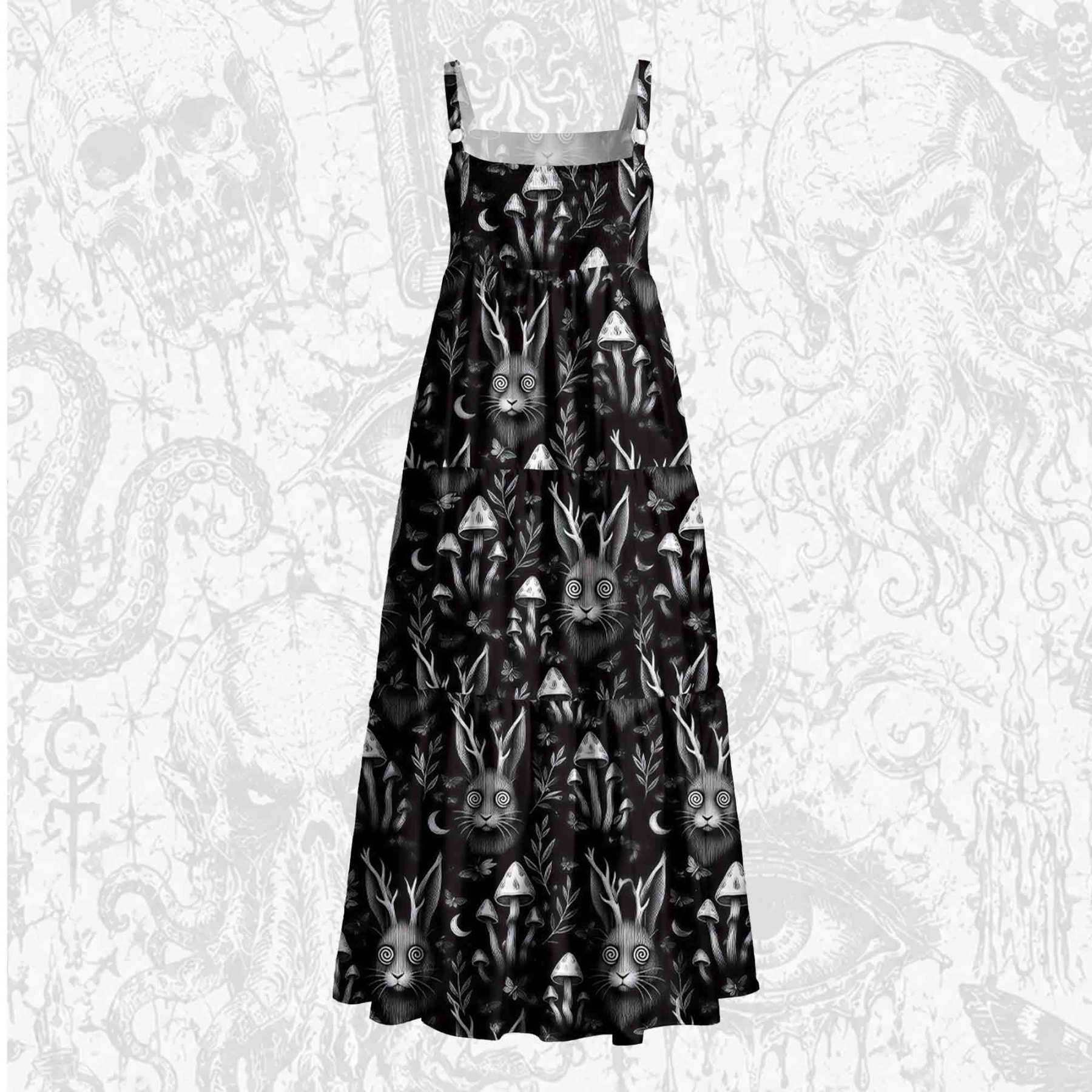 Jackalope Wide Straps Maxi Dress