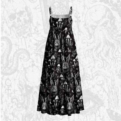 Jackalope Wide Straps Maxi Dress