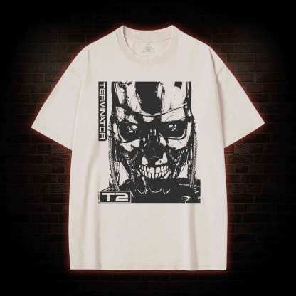 Terminator T2 Film Washed T-shirt