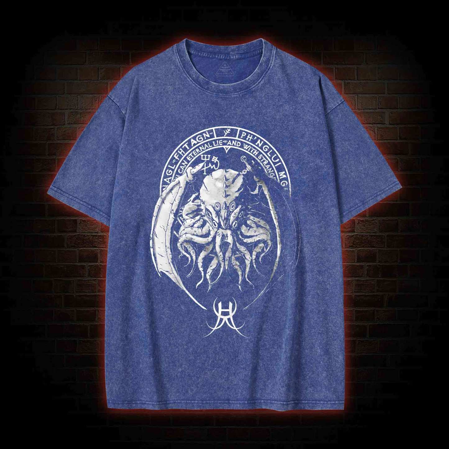 Lord of Madness Cthulhu Washed T-shirt