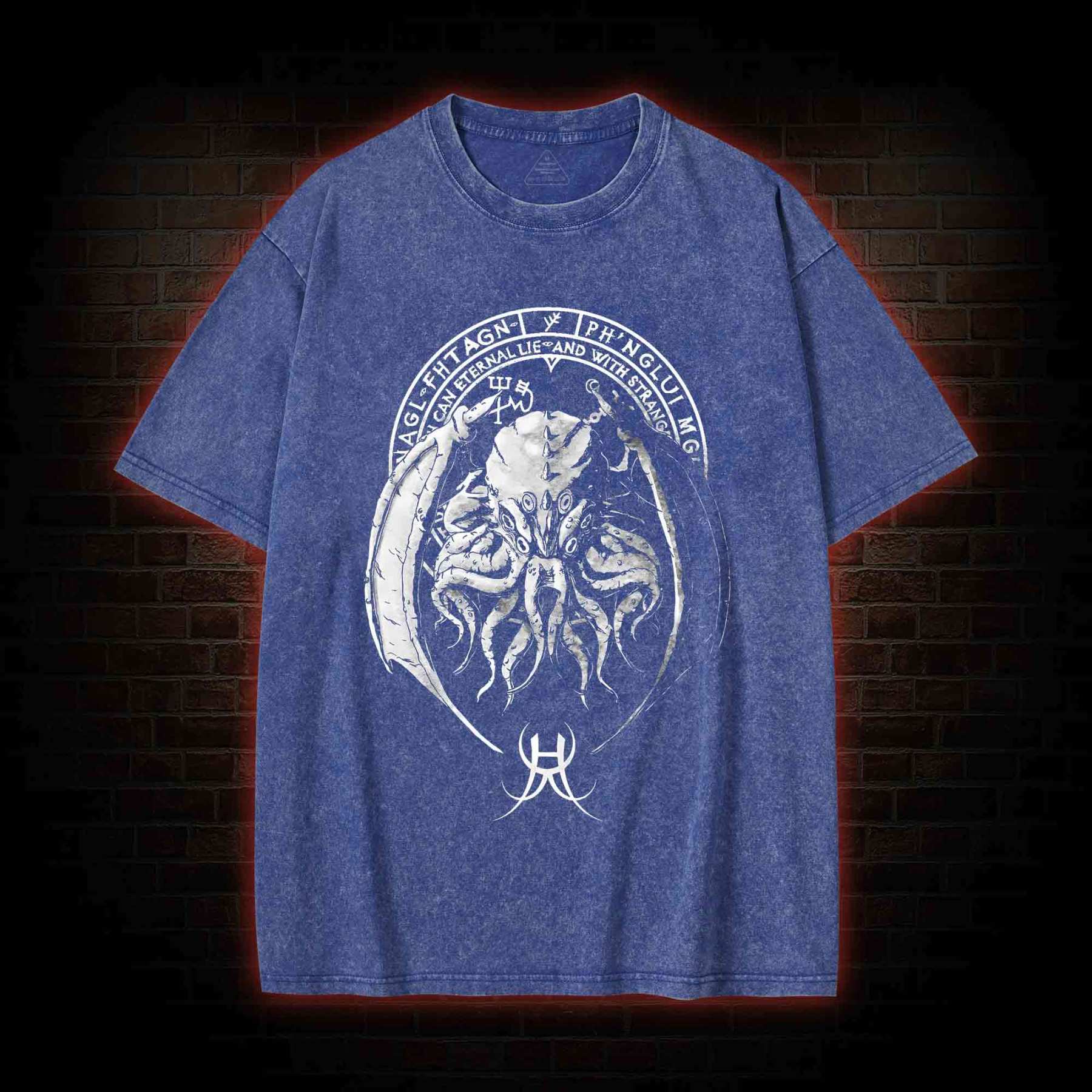 Lord of Madness Cthulhu Washed T-shirt