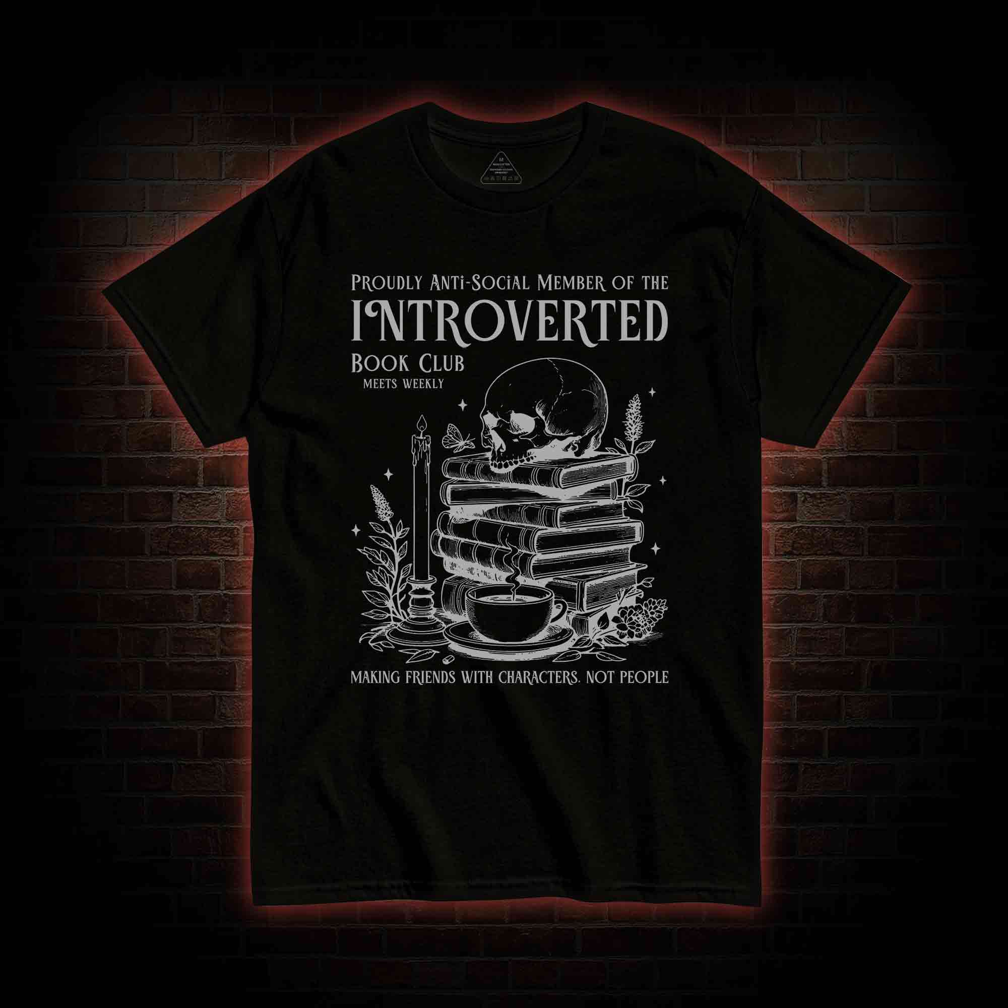 Introverted Book Club T-shirt 