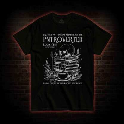 Introverted Book Club T-shirt 