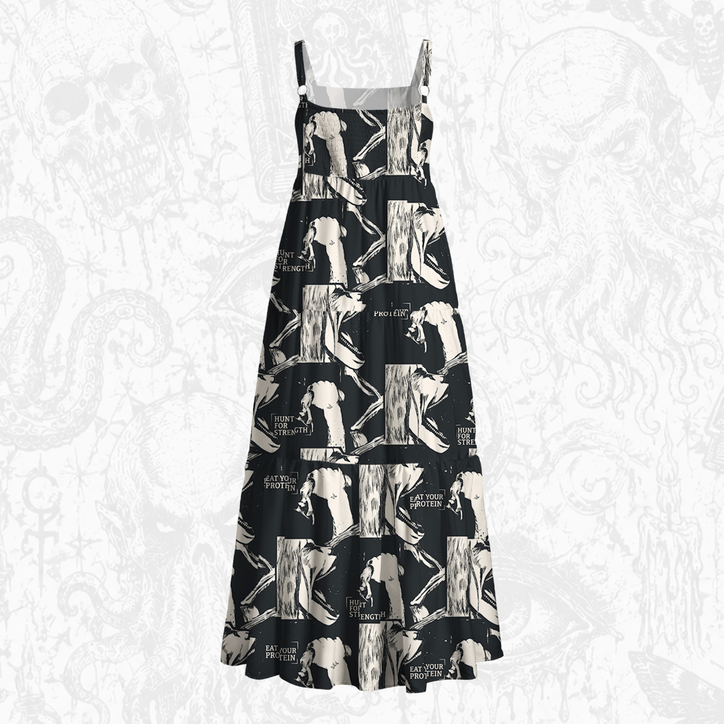 Hunt for Strength Wide Straps Maxi Dress
