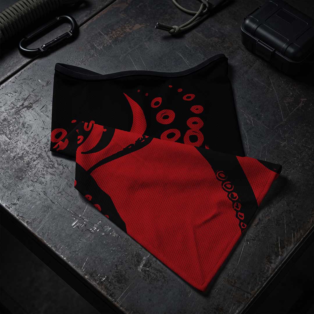 The Crimson Deep Mesh Neck Gaiter