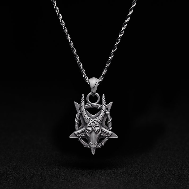 Baphomet Sigil Sculptural Necklace