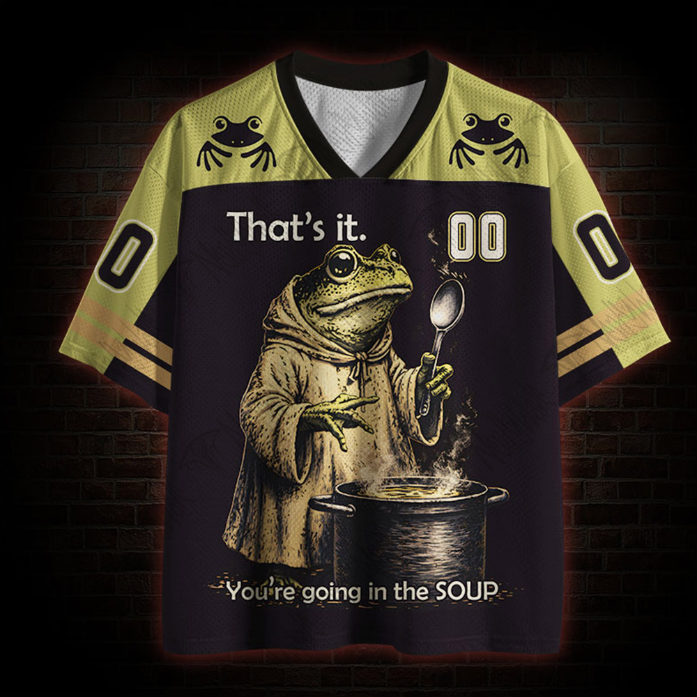 You're going in the Soup Mesh Jersey