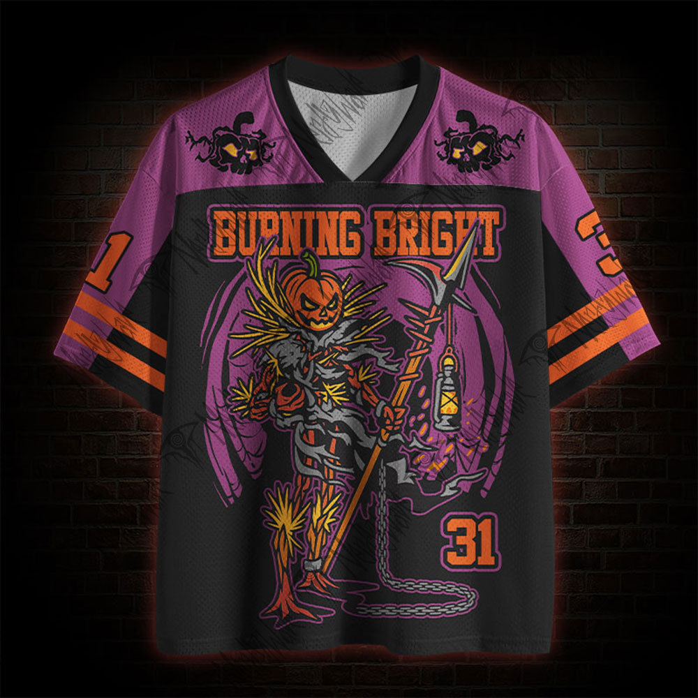 Pumpkin Man 31 Horror Mesh Jersey