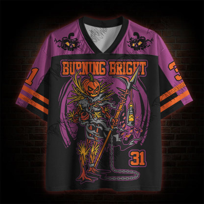 Pumpkin Man 31 Horror Mesh Jersey
