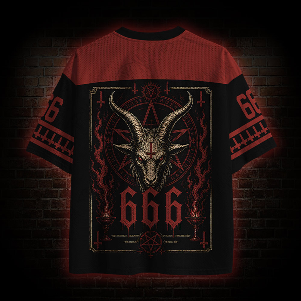 Baphomet Aesthetic Mesh Jersey