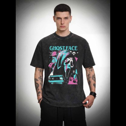 What's Your Favortie Scary Movie? Horror  Washed T-shirt