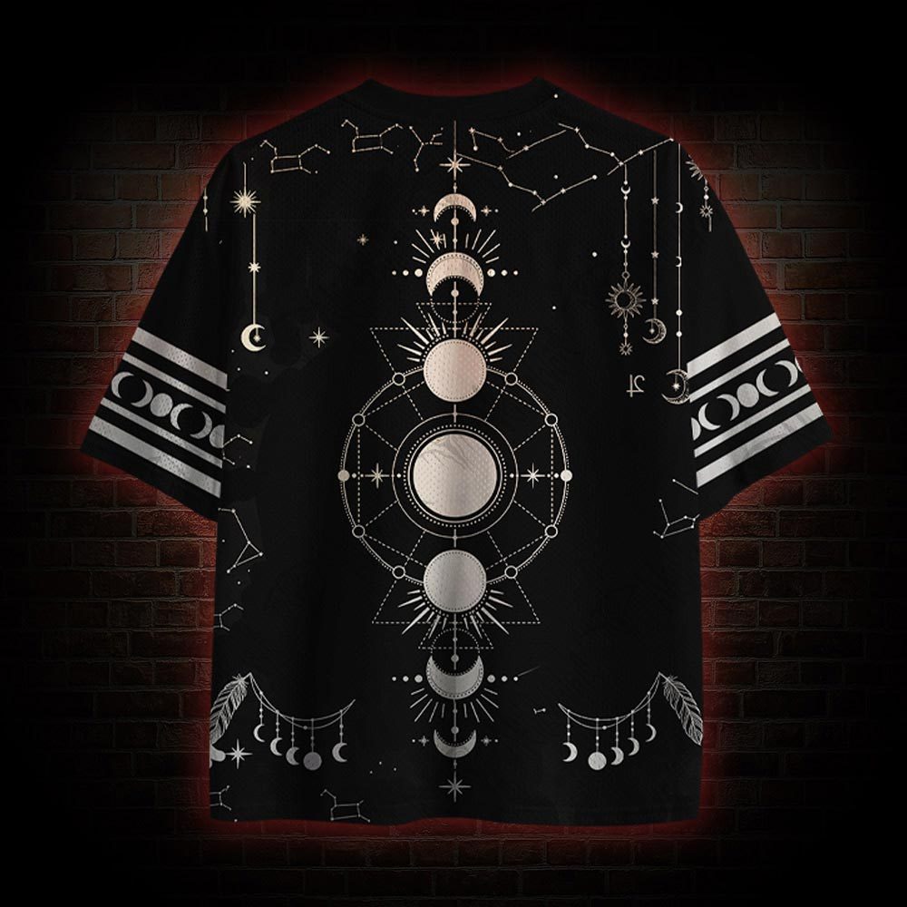 Vintage As Above So Below Occult Mesh Jersey