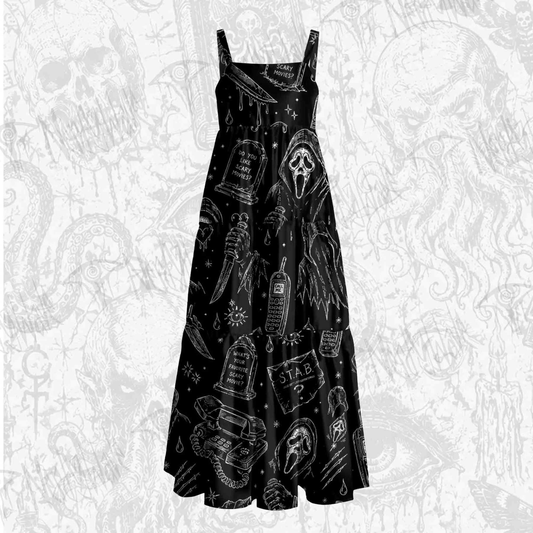 Call Me Wide Straps Maxi Dress