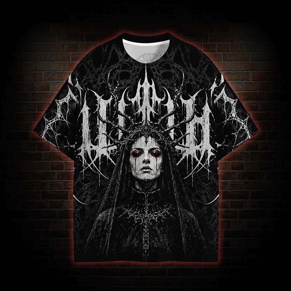 Antler Witch Thorn Web Eco Graphic T-shirt