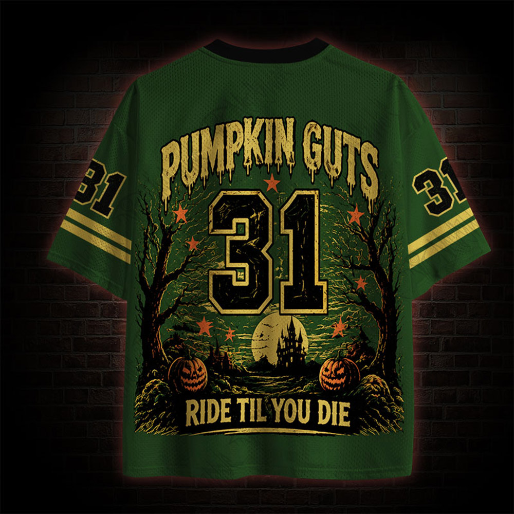 Pumpkin Guts Mesh Jersey