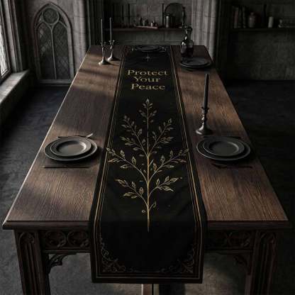 Protect Your Peace Table Runner