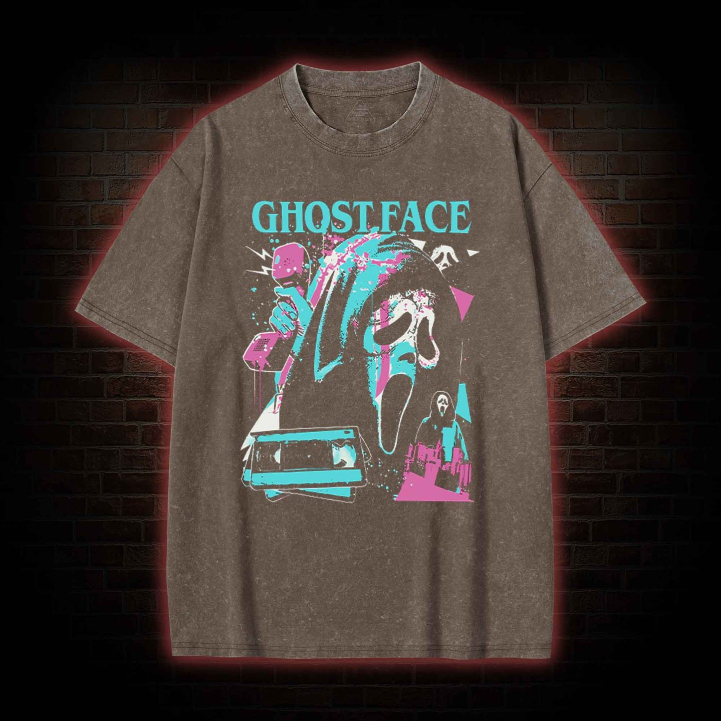 What's Your Favortie Scary Movie? Horror  Washed T-shirt