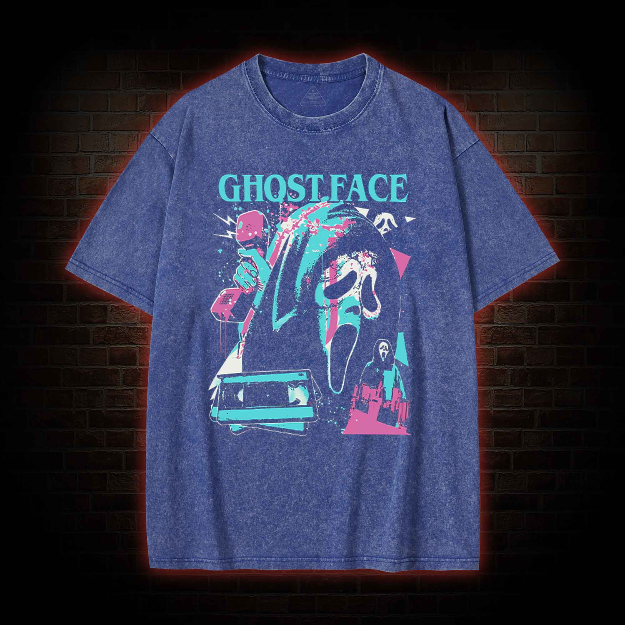 What's Your Favortie Scary Movie? Horror  Washed T-shirt
